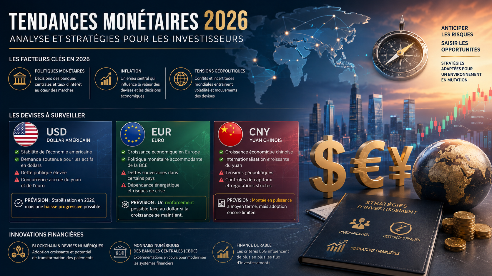 Tendances Monétaires 2026 : Analyse et Stratégies pour les Investisseurs